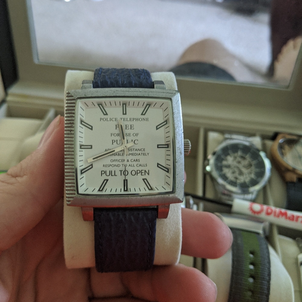 Doctor Who Police Box Watch